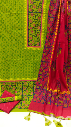 Block print three-piece